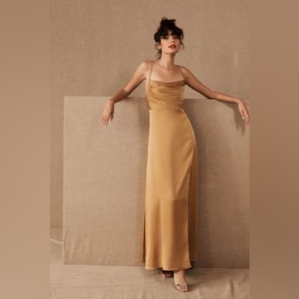 Fame and Partmers discontinued Rosabel maxi dress in Bronze